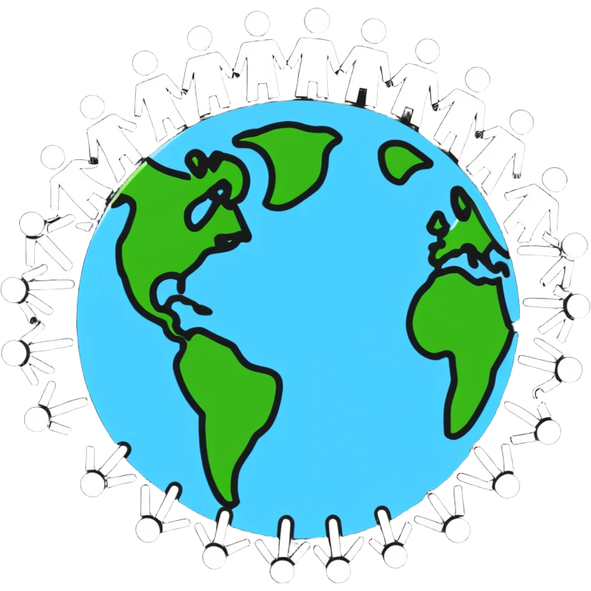 global unity and cooperation emoji