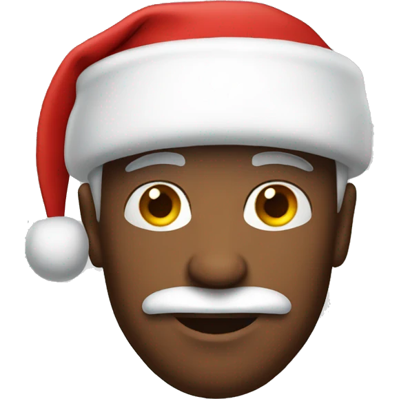 Man with Santa hat emoji