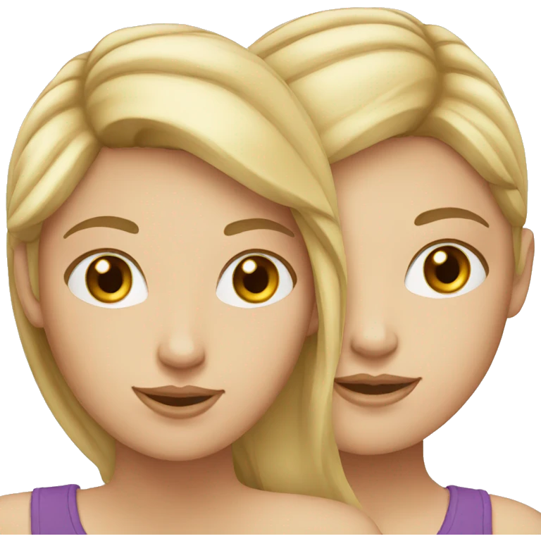 two white girls emoji