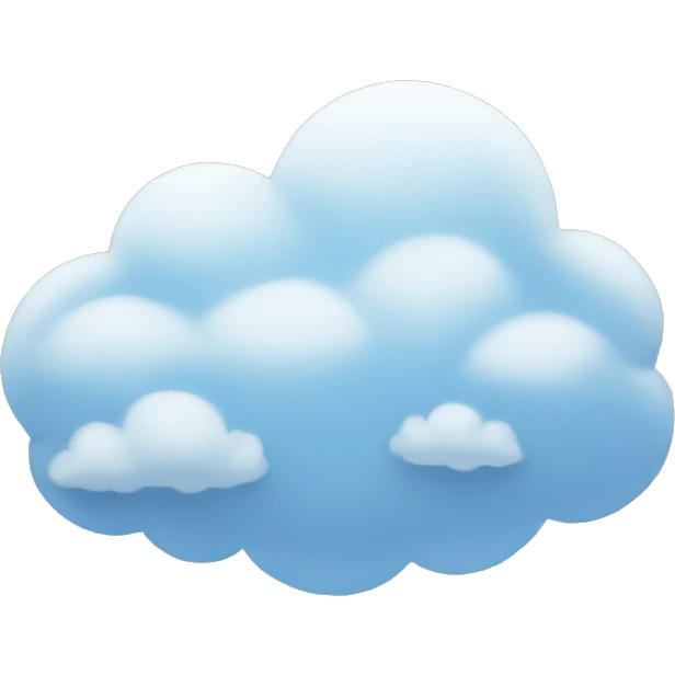 Cloud emoji