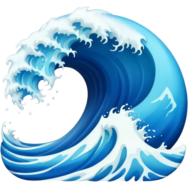 tsunami wave emoji