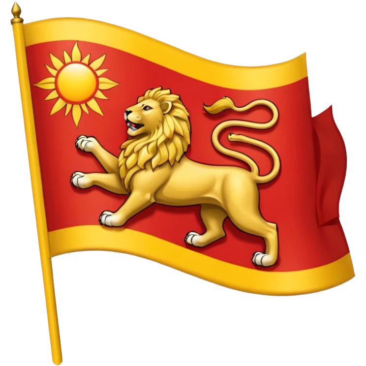 پرچم شیر خورشید emoji