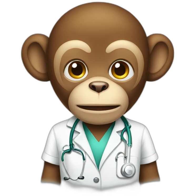 medical monkey emoji