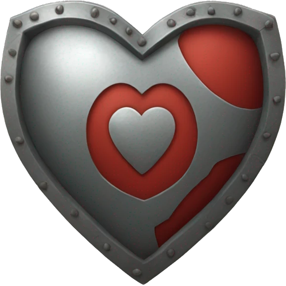 an heart shield emoji
