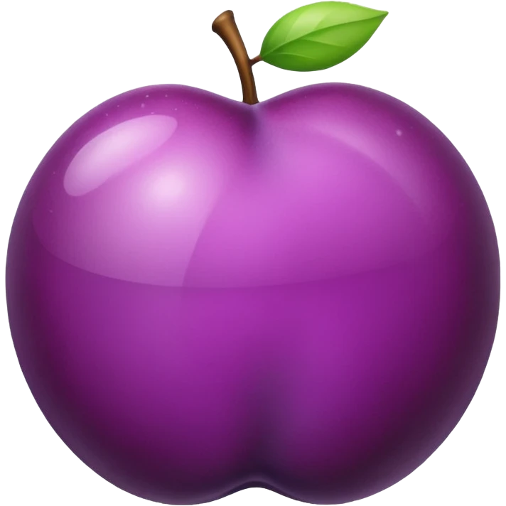 Plum emoji