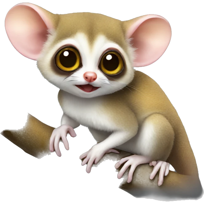 Cute Mouse lemur emoji