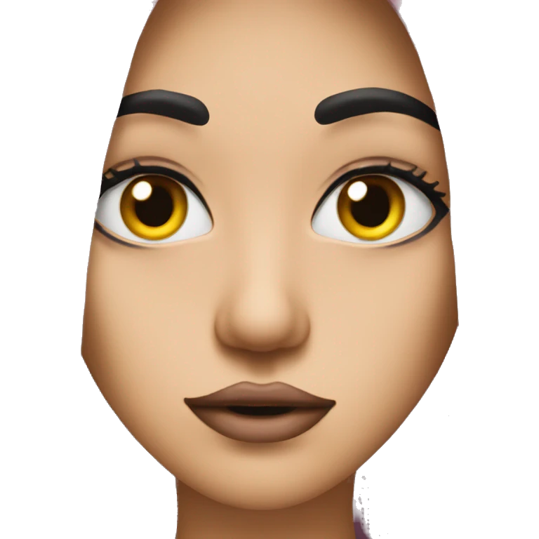 Rolling eyes with lashes emoji