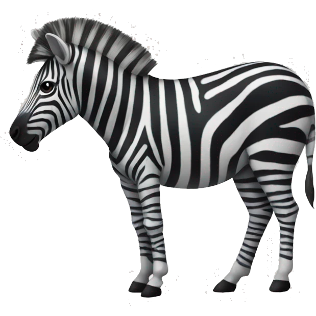 Zebra Herz  emoji