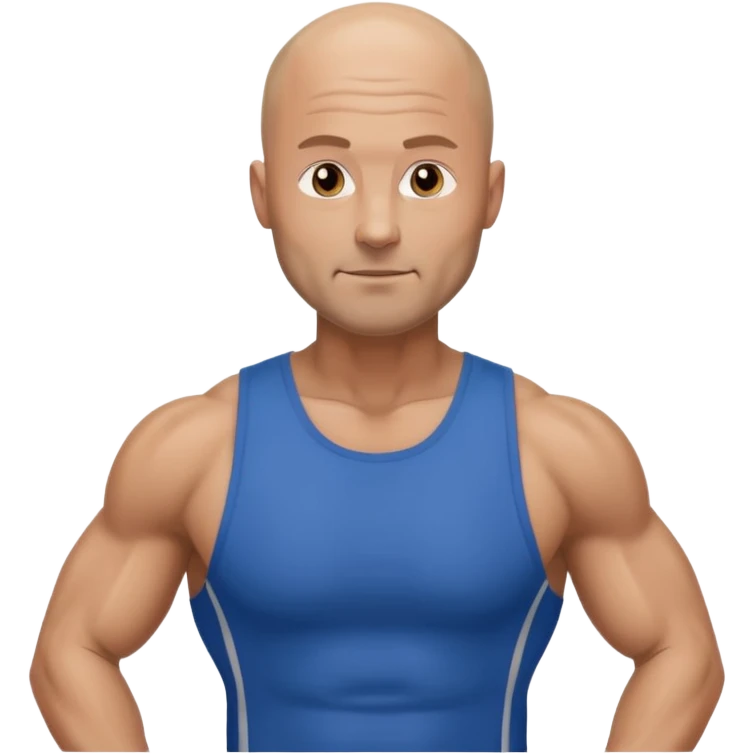 gym daddy with no hair 40 years old emoji