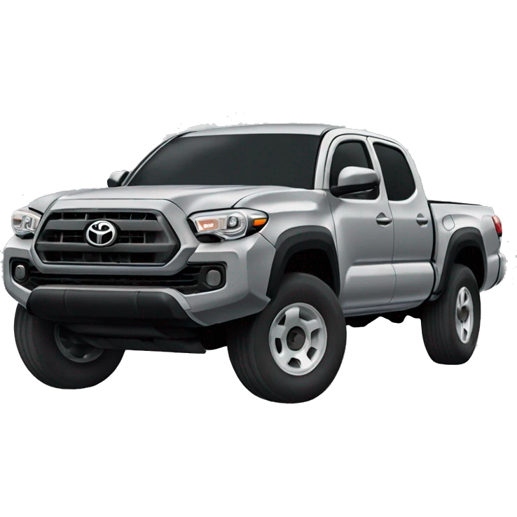 Singular grey Toyota Tacoma  emoji