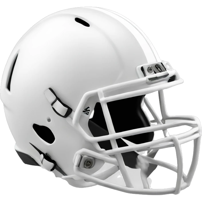 white football helmet with dollar sign on the side emoji
