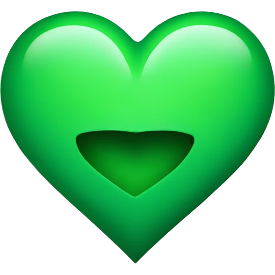 Green heart emoji