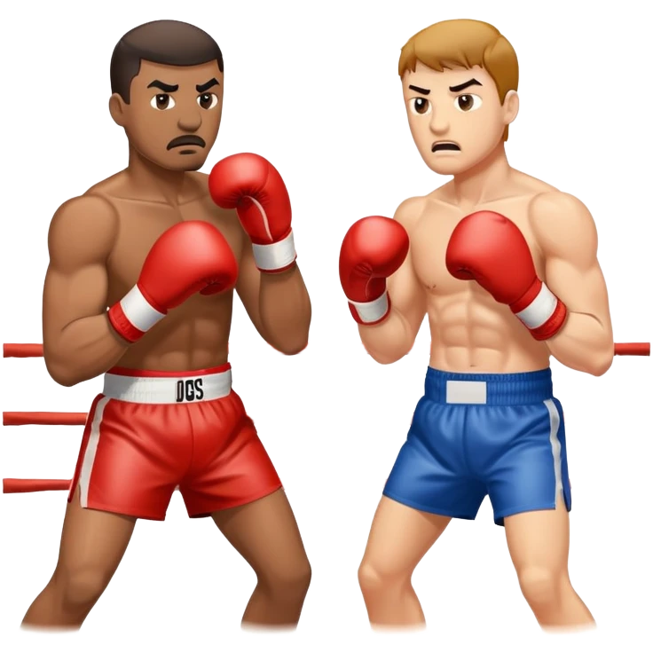 Combat de boxe emoji