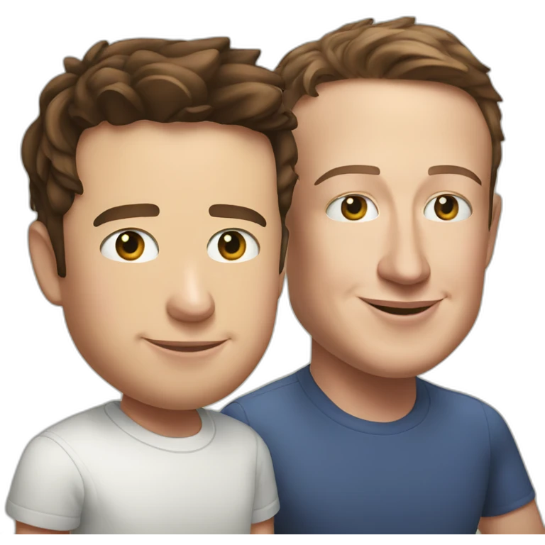 Elon musk and mark zuckerberg emoji