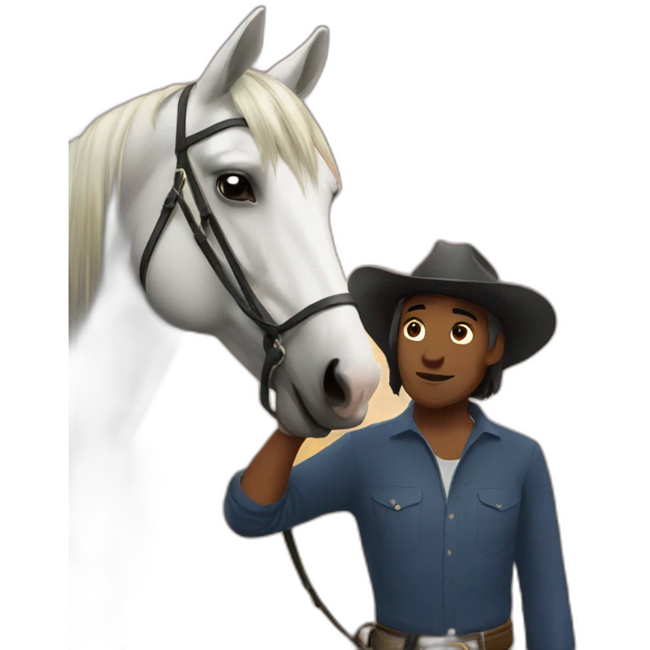 With horses  emoji