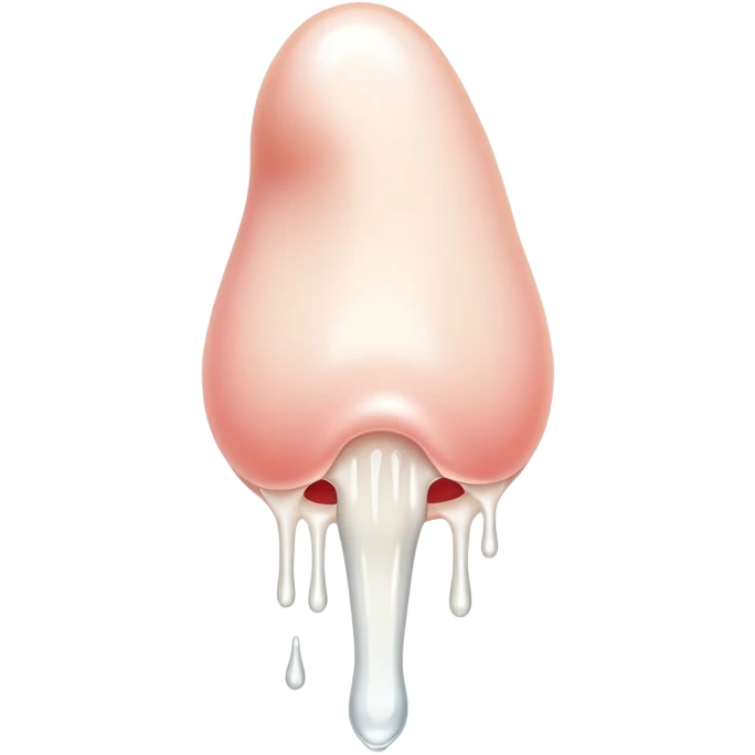 Penis in vagina white liquid dripping emoji