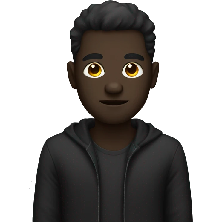 Dark man  emoji