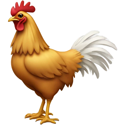 Chicken with its head off emoji