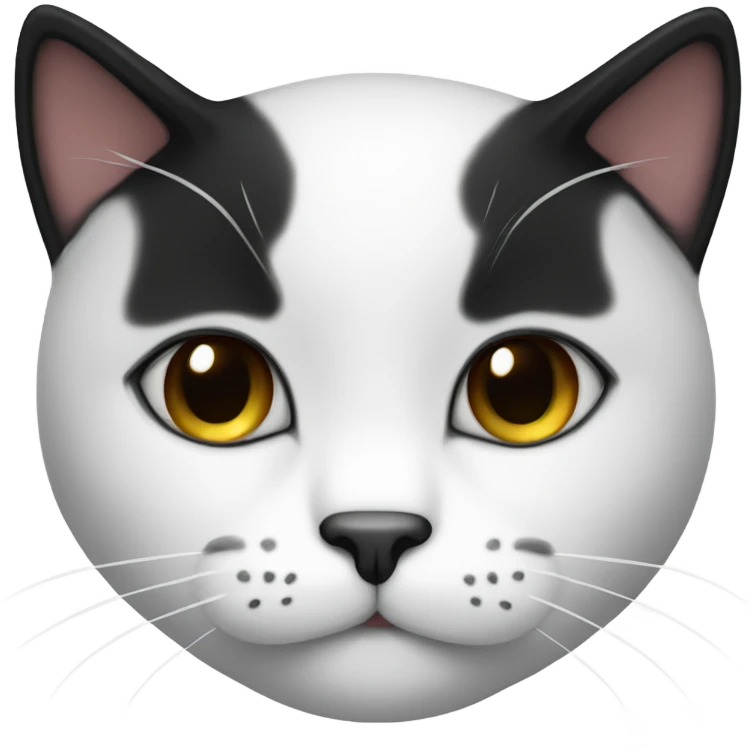 cute tuxedo cat emoji
