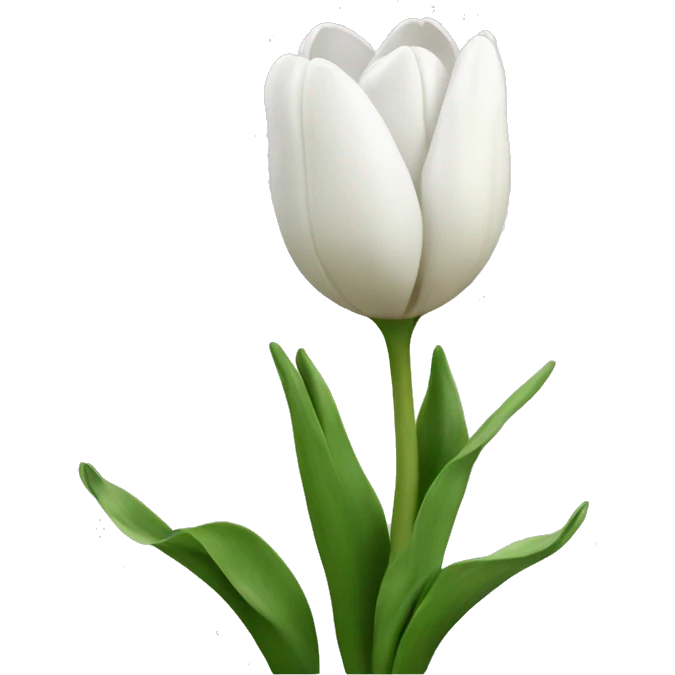 White tulps  emoji