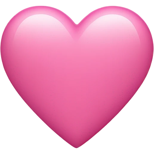 Pink heart that says I love you  emoji