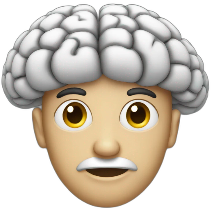 Big brain emoji