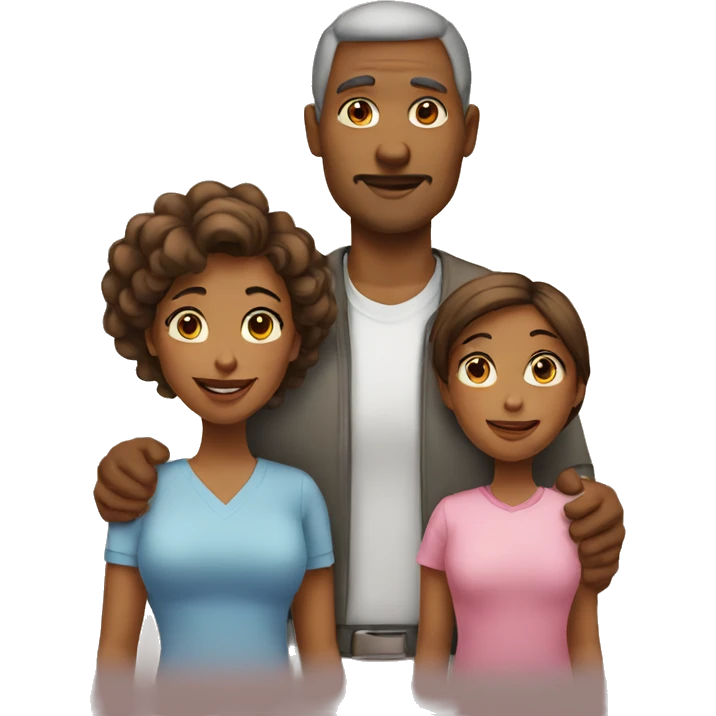 mother father daughter emoji