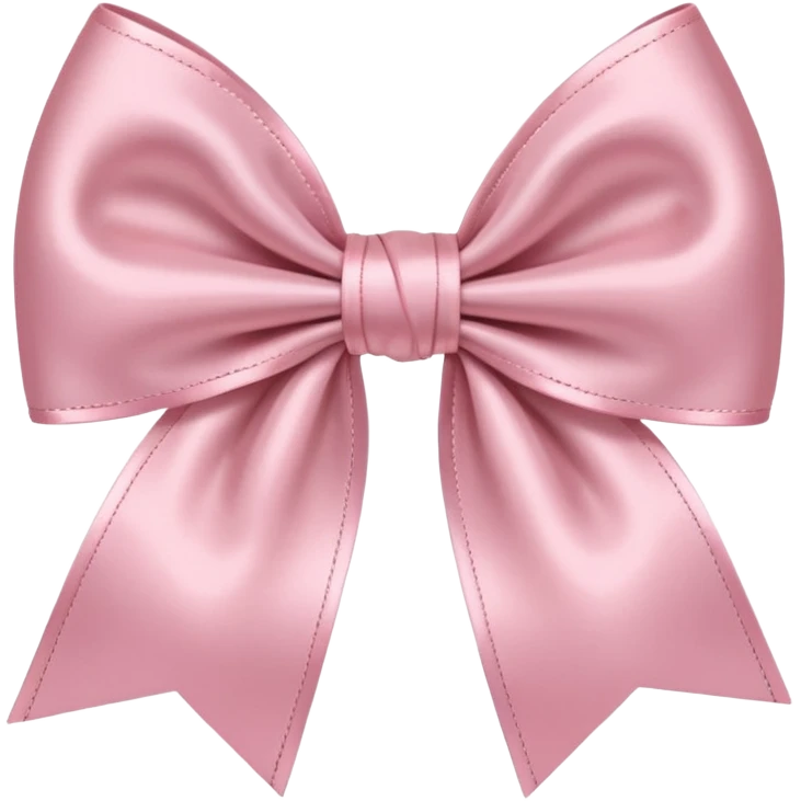 Cute light pink bow  emoji