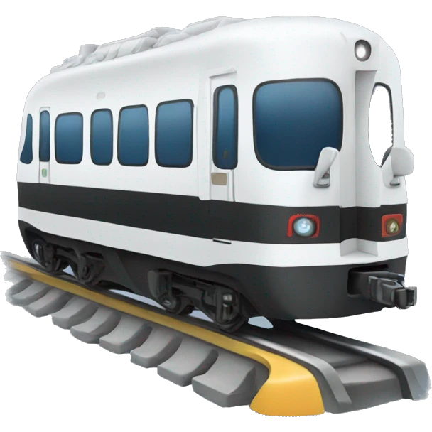 A train with a laptop emoji on the side emoji