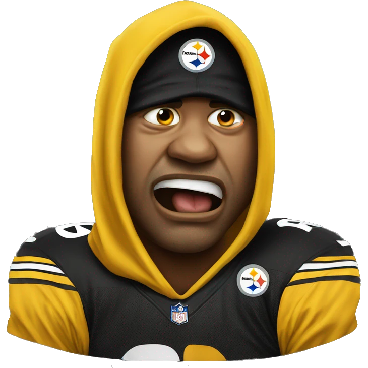 Crying Steelers fan emoji