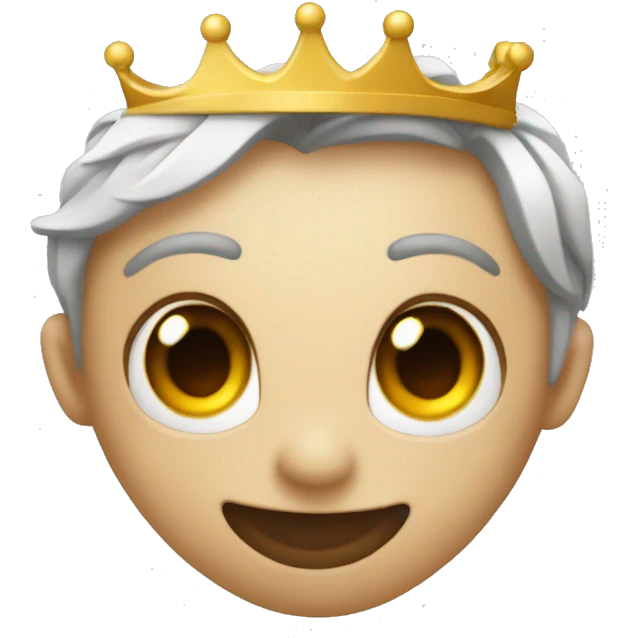 Un corazón con una corona  emoji