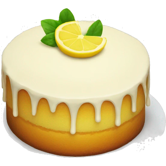 Lemon cake emoji