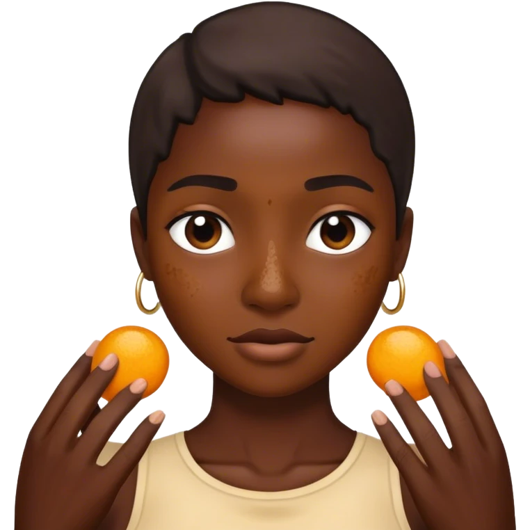 Hyperpigmentation meme emoji