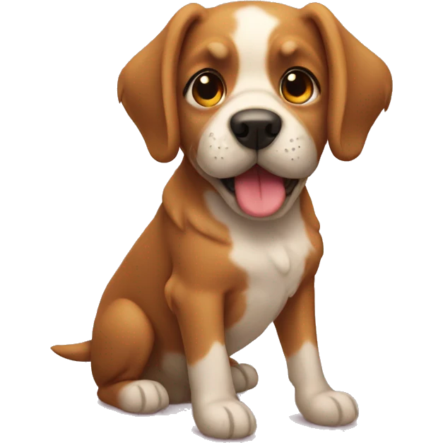 Dog love emoji