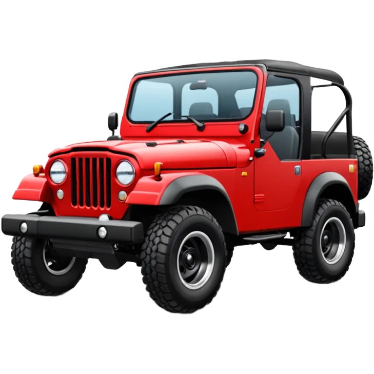 Mahindra thar emoji