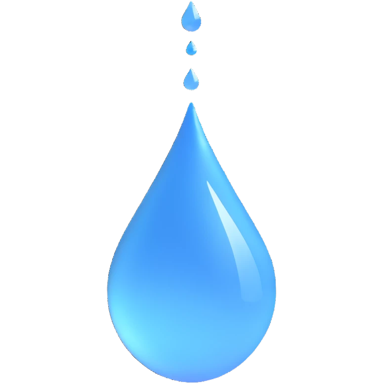 water droplet emoji