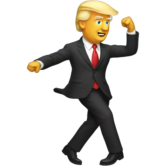 Trump dancing emoji