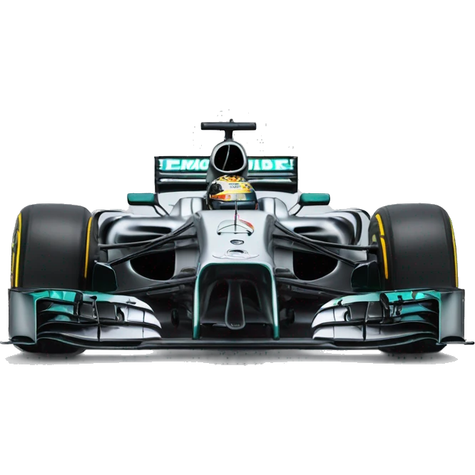 Mercedes amg F1 car emoji