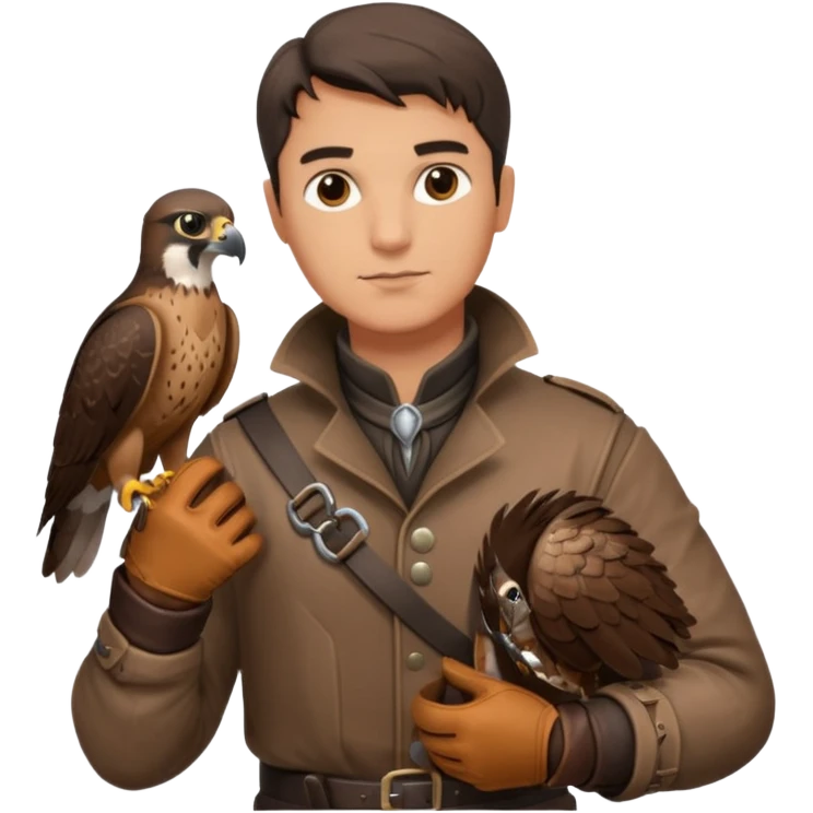 Falconer , different man emoji