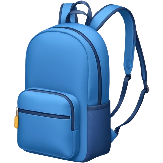 Mochila azul emoji