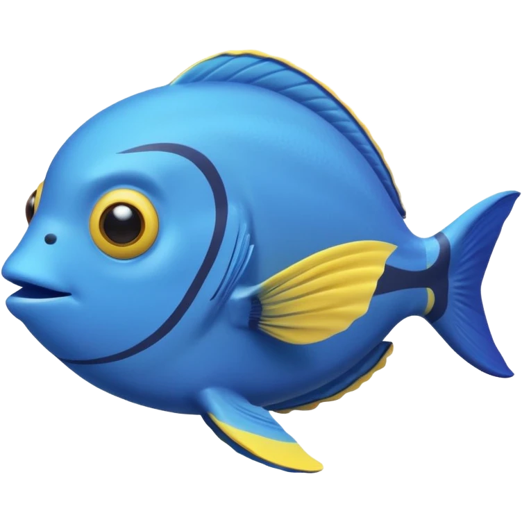 baby blue tang fish and a teddy bear emoji
