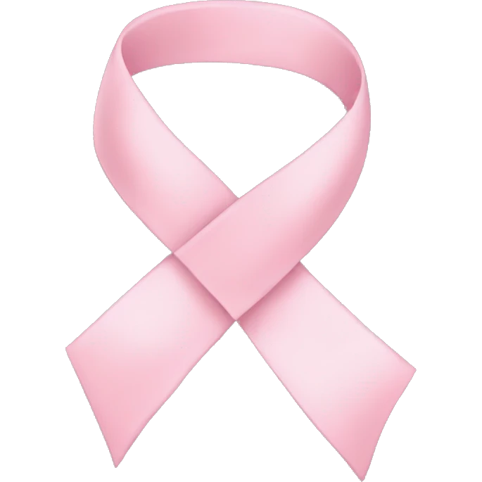 very light pink ribbon emoji