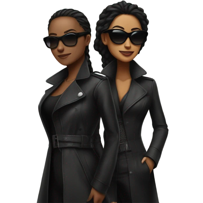 neo and trinity from matrix emoji
