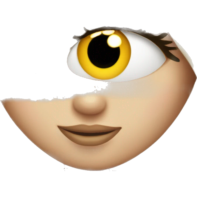 Blond hair white Girl applying mascara emoji