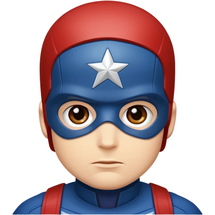 captain america head shot emoji