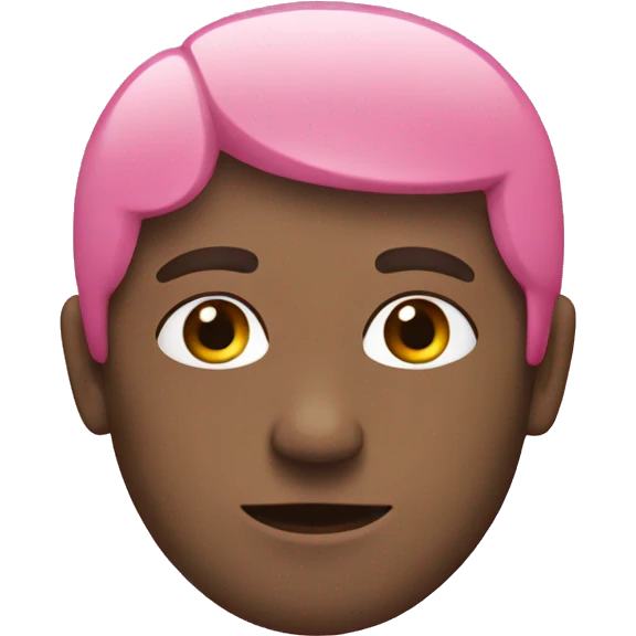 round pink color emoji