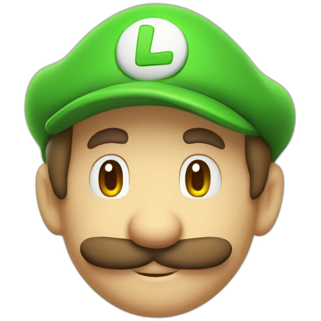Luigi dreaming emoji