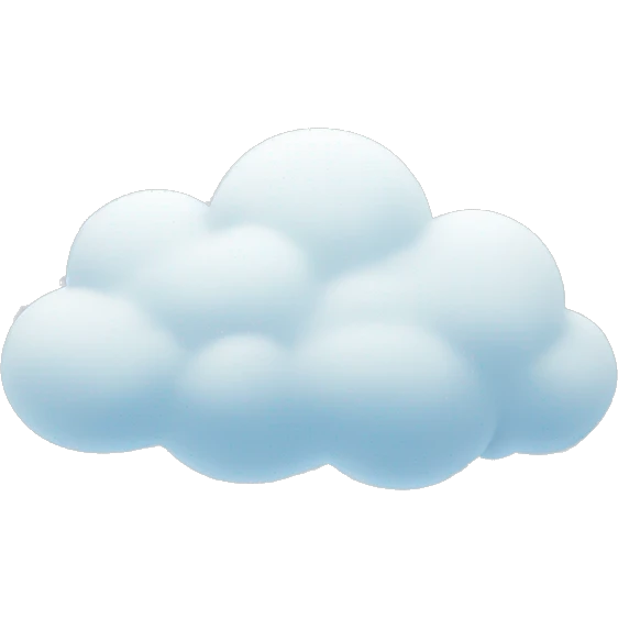 Cloud emoji