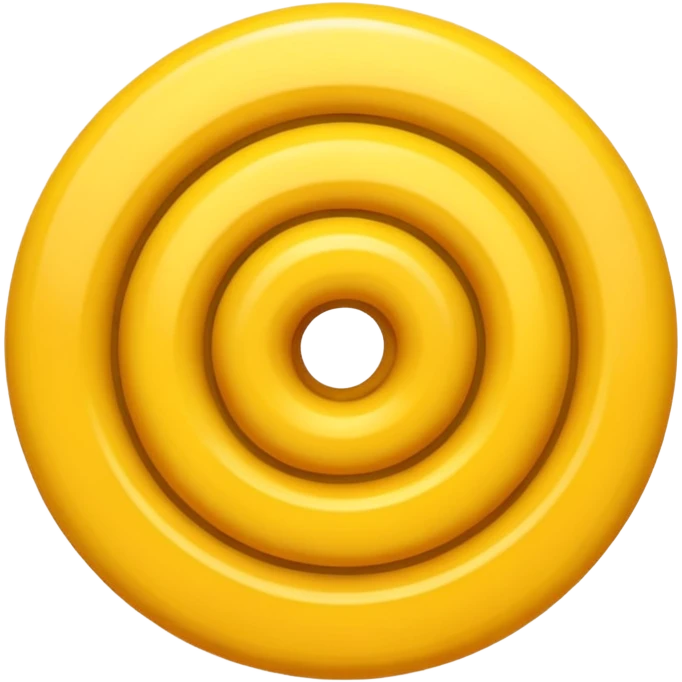 Yellow spiral emoji