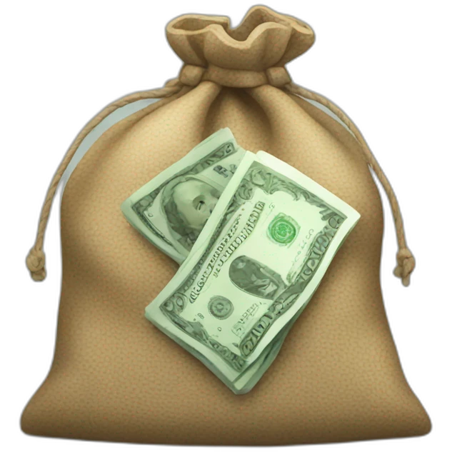 bag of money emoji